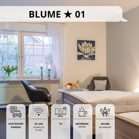 Blumenvilla 1 Mit Begehbarer Dusche, Sauna Und Garten Schneverdingen Ngoại thất bức ảnh